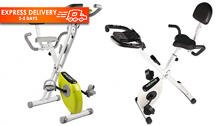 Exercise Bike with LCD Display & Heartrate Monitor - 2 Colours