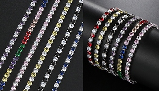 Cubic Zirconia Bracelet - 7 Colours!