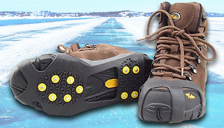 10-Stud Ice & Snow Shoe Grips - 4 Sizes