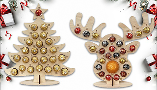 Christmas Wooden Advent Calendar - Christmas Tree or Reindeer