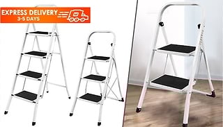 Step Ladder With Anti-Slip Mat - 2, 3 or 4 Steps
