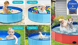 Collapsible Outdoor Multi-Purpose Bathing Pool - 2 Colours & 4 Sizes