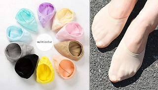 Non-Slip Shoe Liner Socks - 5 or 10 Pairs