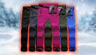 Fleece-Lined Waterproof Winter Trousers - Men's & Womens Sizes!