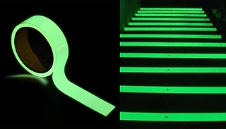 Glow In Dark Safety Luminous Tape - 1M or 1.5M