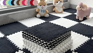 5-30-Pack of Plush Foam Floor Mats! - 13 Colours