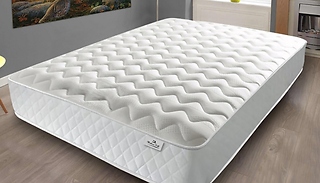 Deluxe Cool Blue Memory Sprung Mattress - 6 Sizes