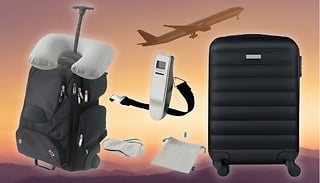 Travel Luggage Bundle - Cabin Bag, Hard-Shell Case & More!