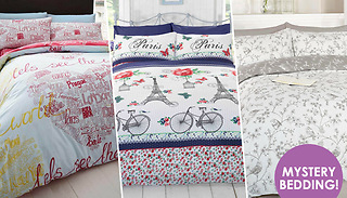 Mystery Duvet Cover Set Deal - Multiple Designs in 4 Sizes