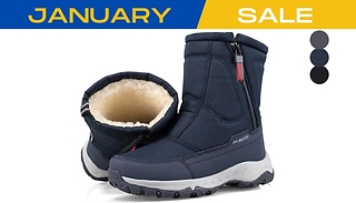Waterproof Winter Snow Boots with Faux Fur Lining - 3 Colours & 11 Siz ...