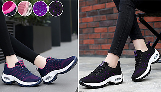 Casual Breathable Mesh Running Trainers - 4 Colours & 6 Sizes