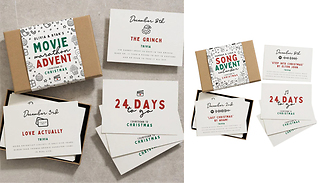 Christmas Countdown Calendar Cards - 2 Styles