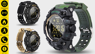EX16S Army Style Smart Sports Watch - 3 Colours