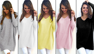 Oversized Pullover Sweater - 5 Colours & 5 Sizes