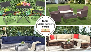 Rattan Garden Furniture Bundle - 3-5 Piece or 6 Seater!