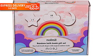 Pack of 4 Rainbow Bath Bombs