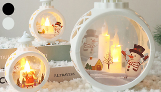 Portable Christmas Hanging LED Candle Decoration - 4 Designs