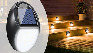 1, 2 or 4 Outdoor Solar Power Deck Lights - 2 Colours