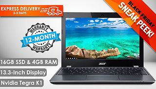 Acer Chromebook C810 13.3-Inch Nvidia 16GB SSD 4GB RAM