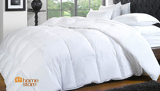 13.5 or 15-Tog Duck Feather & Down Duvet - 4 Sizes