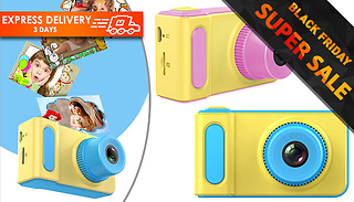 Mini Kid's Camera With Optional 16GB SD Card - 2 Colours