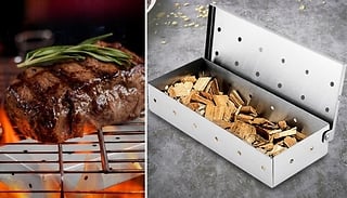 Steel BBQ Wood Chip Smoke Box