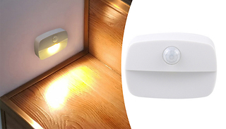 Motion Sensor LED Stick-On Night Light - 2 Light Options