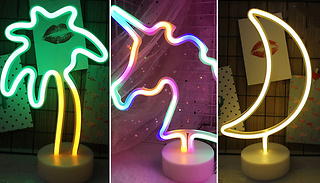LED Neon-Style Light - 9 Designs