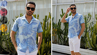 Men's Summer Beach Shirt - 5 Sizes & 4 Colours
