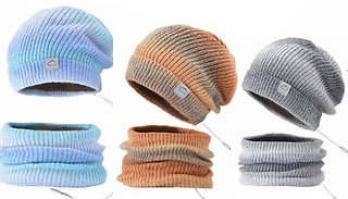 USB Heated Hat & Scarf Set - 3 Colours