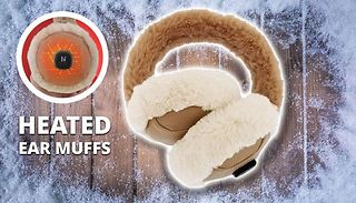 Fluffy Heated Winter Ear Warmers