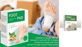 Organic Detox Foot Pads - 10, 20 or 40-Pieces