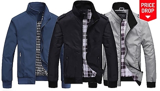 Men's Harrington Jacket - 5 Sizes & 3 Colours
