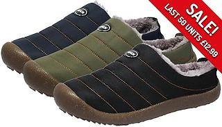 Fleece Outdoor And Indoor Slip-Resistant Slippers - 3 Colours & 11 Siz ...