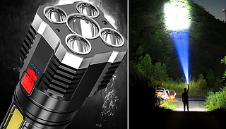 LED Super Bright Rechargeable Flashlight
