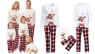 Matching Family Christmas Pyjama Set - Men's, Women's and Kid's Sizes
