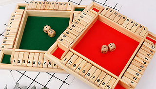 Wooden Dice Game Board - 2 Colours