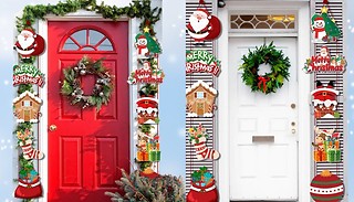 Christmas Hanging Door Banner Decoration