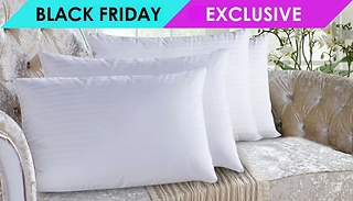 4-Pack of Hotel Striped Pillows