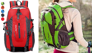 Outdoor Water Resistant Hiking Backpack - 5 Colours