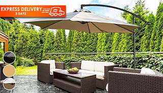 3m Cantilever Parasol - 3 Colours