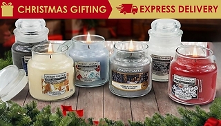 6-Piece Yankee Candle Holiday Scents Christmas Bundle