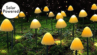 Solar Enchanted Mushroom Lights - 2 Colours & 3 Sizes!