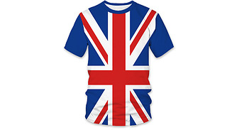 Commemorative British Flag T Shirt - 7 Sizes