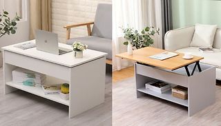 Lift up Top Coffee Table - 2 Colours 