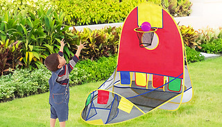 Kids' Basketball Play Tent & Balls
