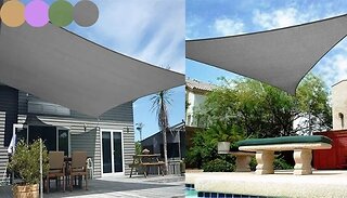 Garden & Patio Rainproof Cloth Sunshade - 2 Styles, 4 Colours