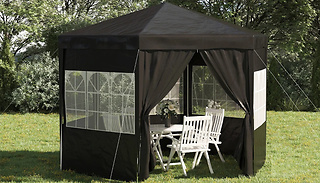 Garden Gazebo Tent with 6 Removable Windowed Walls