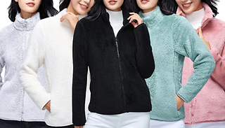Women's Warm Fleece Jacket - 7 Colours & 5 Sizes