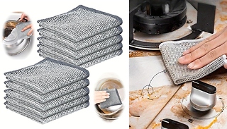 5 or 10 Piece Steel Wash Cloths!
